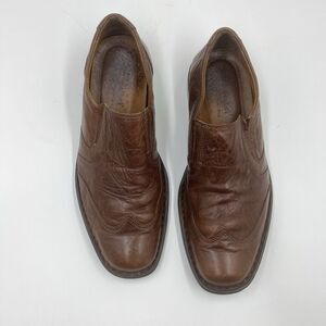 Josef Seibel Douglas Slip On Loafers Mens 43 (9.5-10 US) Antique Brown Leather